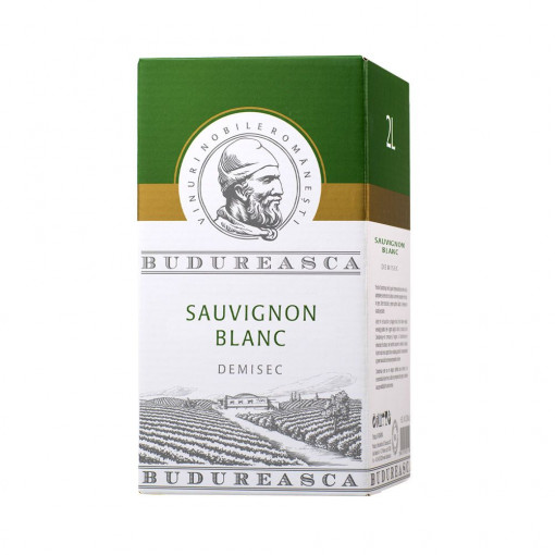 Budureasca Bag in Box Sauvignon Blanc 2L 12%