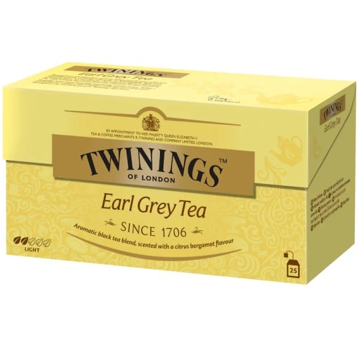 Ceai negru Earl Grey Twinings 25 plicuri x 2g