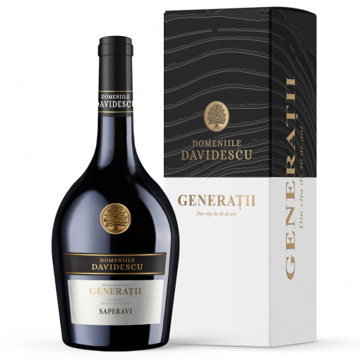 Domeniile Davidescu Generatii Rosu Saperavi Gift Box 0.75L