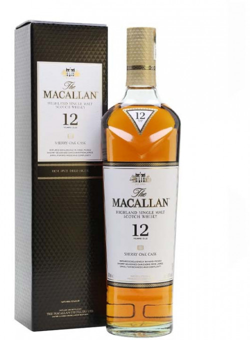 The Macallan 12 Ani Sherry Oak Whisky 0.7L