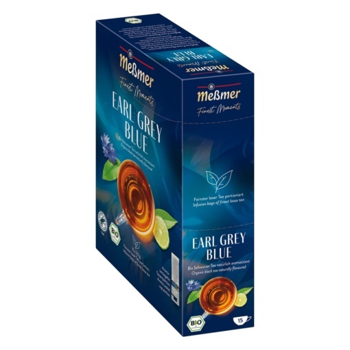 Ceai Negru Horeca Messmer Finest Moments Meßmer Earl Grey Blue 15 Plicuri