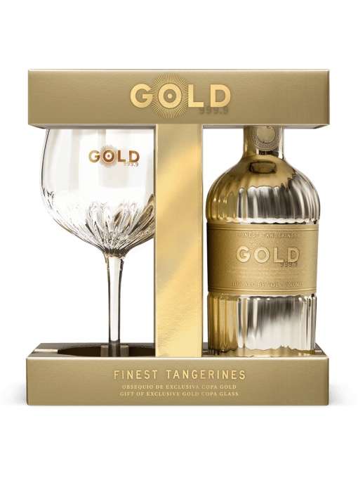 Gin Gold 999.9 + Pahar 0.7L