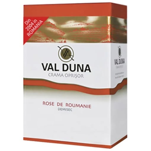 Vin Val Duna, Rose de Roumanie, Demisec, 5l