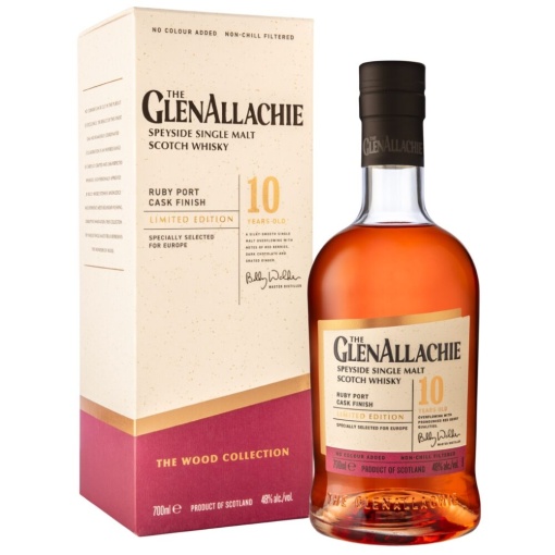 Glenallachie Ruby Port Cask Finish 10 Ani 0.7L - Rebeshop