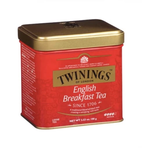 Ceai Negru English Breakfast Twinings 100g Cutie Metal