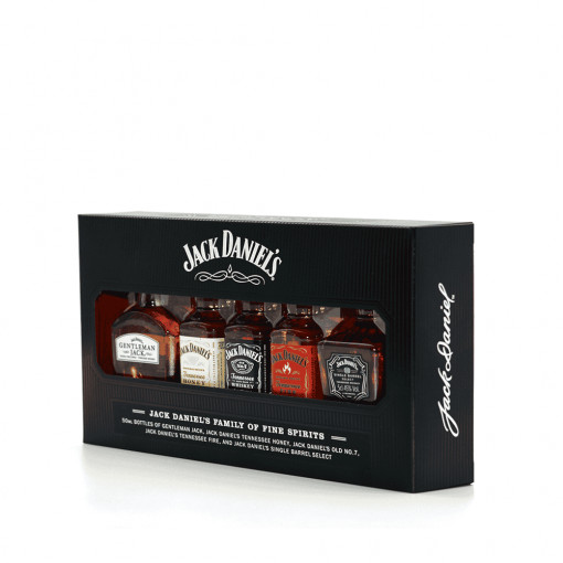 Whisky Jack Daniel's Tennessee Whiskey Family Of Brands Miniatures 5 X 0.05L
