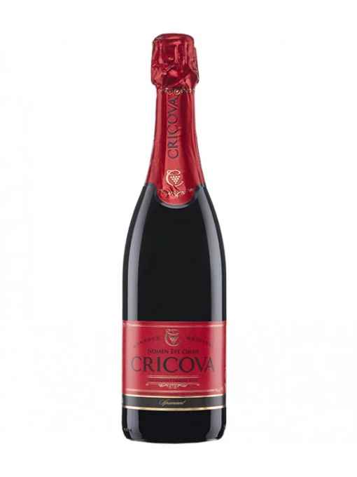 Cricova Spumant Rosu Demisec 0.75L 13%