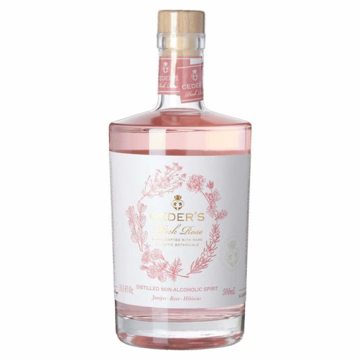 Gin Ceder's Pink Rose Fara Alcool 0.5L