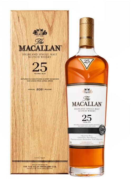 The Macallan 25 Ani Sherry Oak Whisky 0.7L