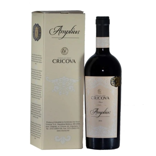 Vin Cricova Amplius Merlot Rosu Sec 0.75L