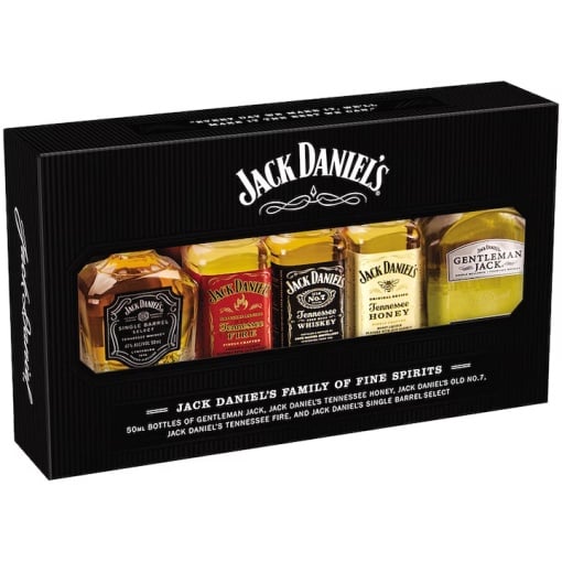 Whiskey Jack Daniel's Family of Brands Miniatures 5 x 0.05L