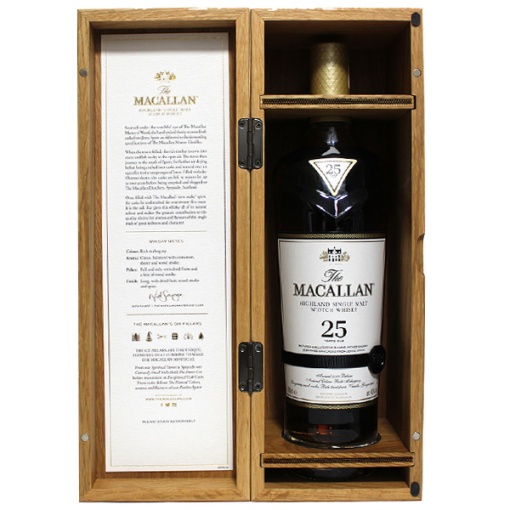 The Macallan 25年 12個、空き箱空き瓶 Whisky The Macallan 25 Ani Sherry Oak 0.7L