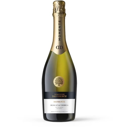 Domeniile Davidescu Spumant Muscat & Viorica Alb Brut 0.75L