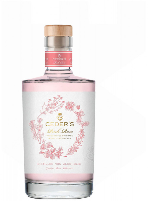 Gin Ceder's Pink Rose Fara Alcool 0.5L