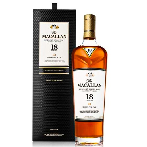 Whisky The Macallan 18 Ani Sherry Oak 0.7L