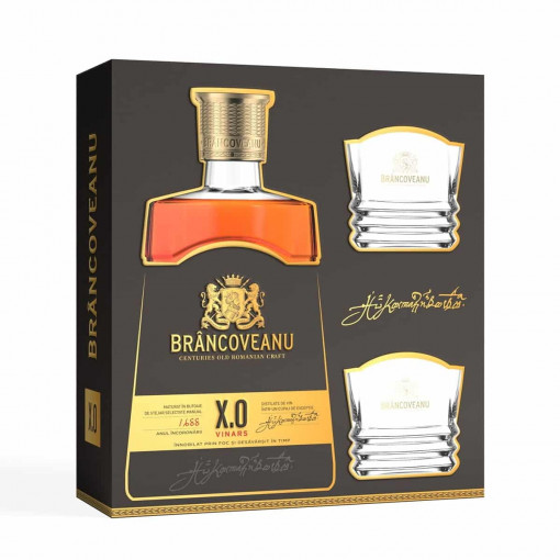 Vinars Brancoveanu XO 0.7L + 2 Pahare 40%