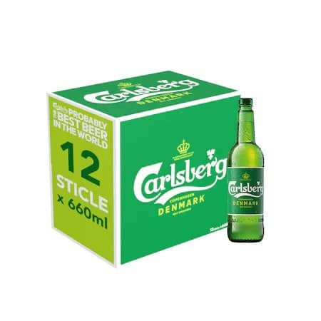 Carlsberg 0.66L X12 Sticle