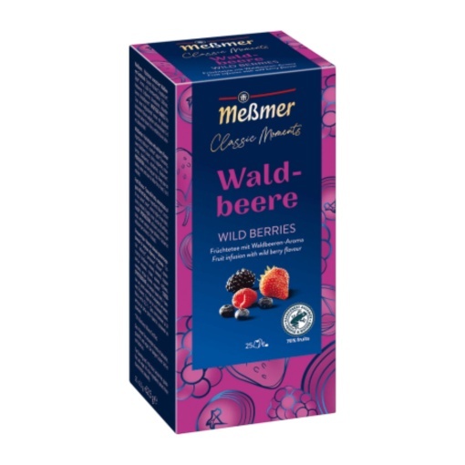 Ceai Messmer Classic Moments Fructe de Padure 25 Plicuri Meßmer Wild Berries