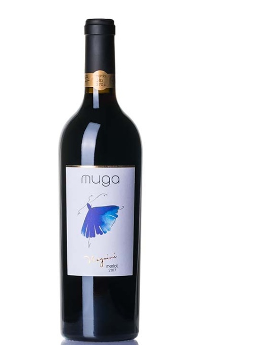 Vin Negrini Muga Merlot Rosu Sec 0.75L