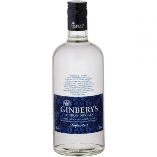 Gin Ginbery's London Dry Gin 0.7L 37.5%