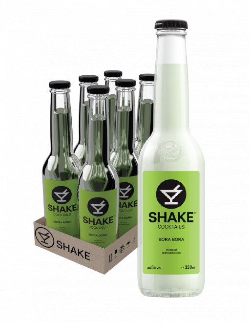 New Product Cocktail Shake Bora Bora 0.33L X 6 Sticle 5%