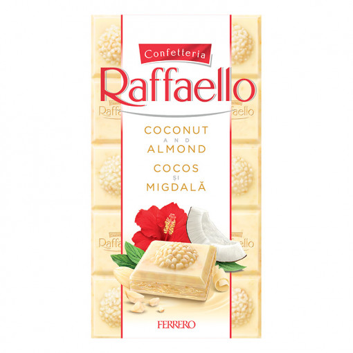 Tableta Ciocolata cu Cocos Raffaello 90g