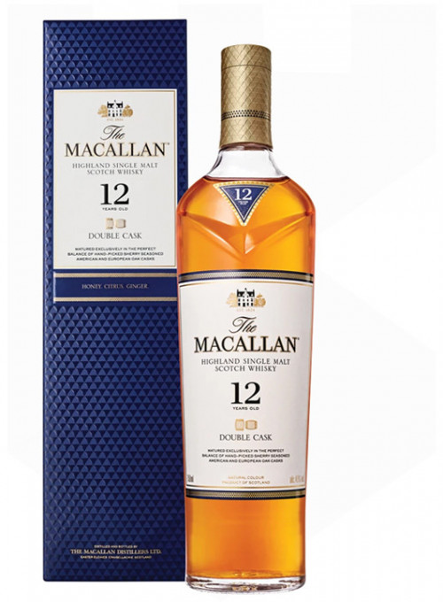 The Macallan 12 Ani Double Cask Whisky 0.7L