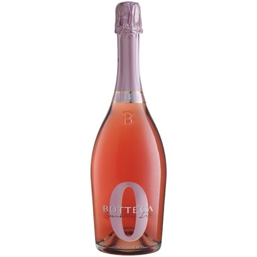 Vin Spumant Bottega Fara Alcool 0% Rose 0.75L