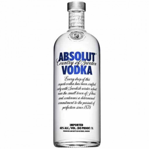 Vodka Absolut Blue 1L 40%