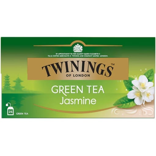 Ceai verde cu aroma de iasomie Twinings 25 plicuri x 1.8 g