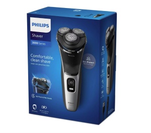 Aparat de ras electric, PHILIPS, seria 3000 S3143/00, Argintiu/Negru - Img 4