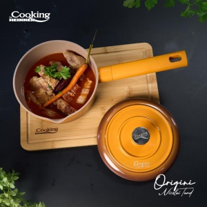 CASEROLA ALUMINIU TURNAT + CAPAC 18x8.5 CM, 1.8 L, NICOLAI TAND, ORIGINI, COOKING BY HEINNER - Img 5