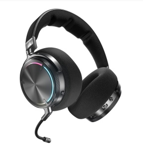 Casti Gaming Head-band CORSAIR VIRTUOSO MAX WIRELESS, Fara Fir, Noise-canceling, Gri - Img 3