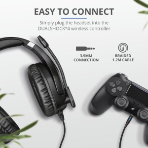 Casti Gaming Head-band Trust GXT 488 Forze PS4, Wired, Negru - Img 7