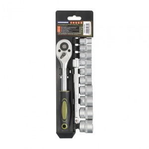 HEINNER SET 12 PIESE 3/8"+ext. CR-V