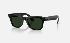 ORW4012 META WAYFARER High Bridge Fit - Shiny Black - Graphite Green Transitions® Gen 2 - Img 2