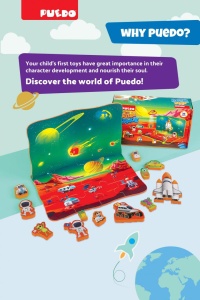 PUZZLE DIN SPUMA EVA, SPATIUL COSMIC, 25 PIESE, PUEDO - Img 7