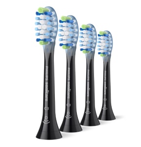 Rezerve PHILIPS Sonicare Plaque Defence HX9044/88, Pachet de 4 capete de periere, Standard, Click-on, Sincronizarea modurilor BrushSync, Negru, L x A x I (mm) 60x25.7x230.5 - Img 2