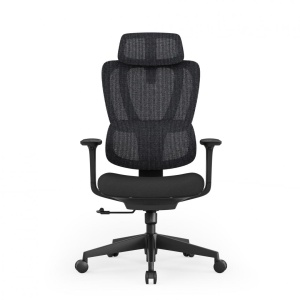 Scaun birou Serioux Aeromesh, Dimensiuni (LxAxÎ): 68,5x67x111-119cm, Capacitate greutate: 150 kg, Material suprafață: Material plasă, Material cadru: Fibră de sticlă de înaltă rezistență, Tip cotieră: Cotieră 3D, Tip pârghie pneumatică: Sistem de - Img 3
