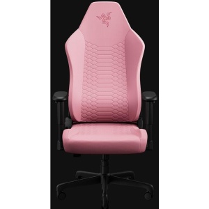 Scaun Razer Iskur V2 X NewGen, tip spuma spumă turnată PU, suport lombar integrat, tetieră reglabilă, cotiere 2D, clasa de ridicare pe gaz 4, roz - Img 3