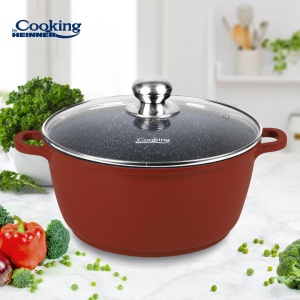 SEMIOALA ALUMINIU+CAPAC 40X17.5CM, 18.6L, CALABRIA, COOKING BY HEINNER - Img 2