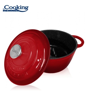SEMIOALA FONTA+CAPAC 24x11.5CM,4L, RED LINE, COOKING BY HEINNER - Img 2