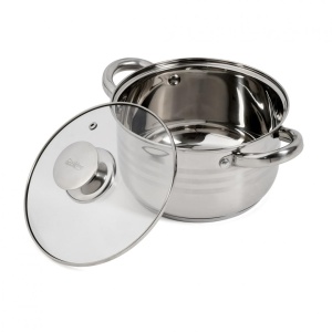 SEMIOALA INOX+CAPAC, 18X10.5 CM, 2.5 L, MYRA, COOKING BY HEINNER  - Img 2