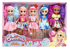 SET DE 5 PAPUSI, SWEETYZ, 23 CM - Img 2