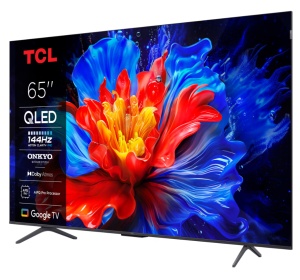 Televizor TCL QLED 65P8K, 164 cm, Smart Google TV, 4K Ultra HD, 144Hz, Clasa F, Onkyo - Img 3