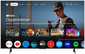 Televizor TCL QLED 75T69C, 189 cm, Smart Google TV, 4K - Img 3