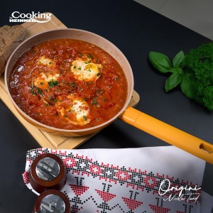 TIGAIE ALUMINIU TURNAT + CAPAC 26x5CM, NICOLAI TAND, ORIGINI, COOKING BY HEINNER - Img 6