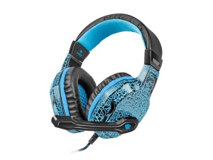 Casti Gaming Head-band FURY Hellcat, Wired, albastru