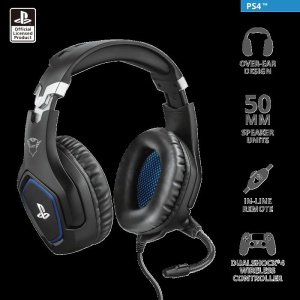 Casti Gaming Head-band Trust GXT 488 Forze PS4, Wired, Negru - Img 4
