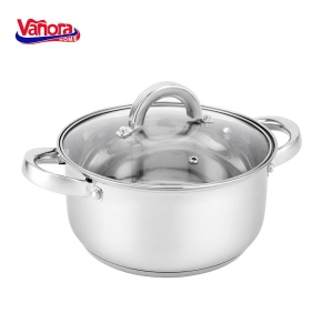 CRATITA INOX+CAPAC 22x10.5CM,3.9L, IRENE, VANORA HOME